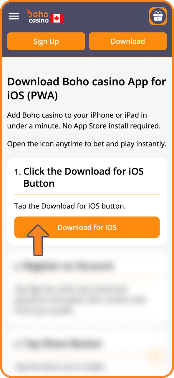 Get Boho Casino on your iPhone, tap Download now.